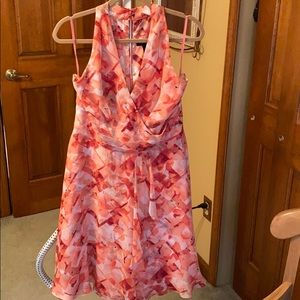 White House black market halter dress